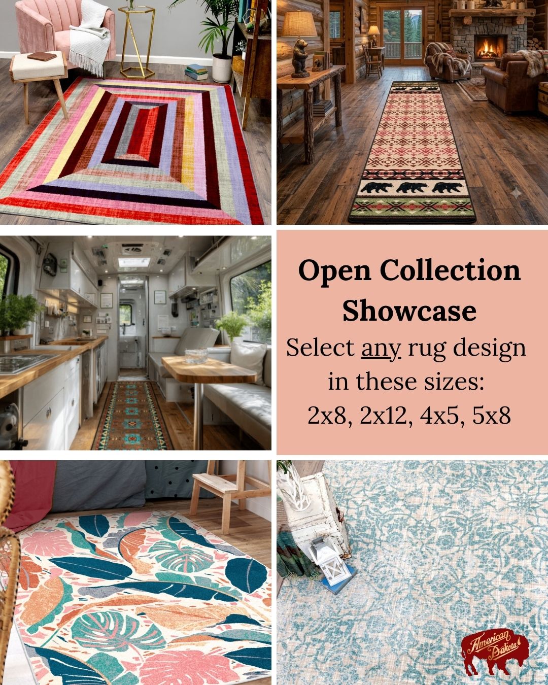 FREE American Dakota Open Collection Showcase